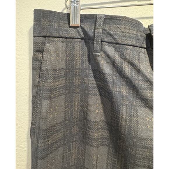 J Lindberg 32 X 30 Plaid Green Tartan Print Slim Fit Performance Golf Pants - Picture 5 of 10